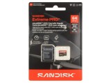 Card microSDXC 64GB UHS-I U3 V30, 200MB/s, adaptor SD