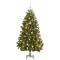 vidaXL Brad Crăciun artificial articulat cu 300 LED-uri/globuri 300 cm 3210150