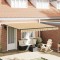 vidaXL Cortina Retractabilă Manual Multicolour 400 &times; 350 cm țesătură 3330771