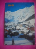 HOPCT 20182 SAAS FEE IARNA -STAMPILA / TIMBRU -ELVETIA -CIRCULATA