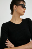 Cumpara ieftin By Malene Birger pulover de lana femei, culoarea negru, light