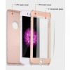 Husa Apple iPhone 6 Plus MyStyle Original 360 Rose Gold + Folie Protectie Ecran, Protectie Camera