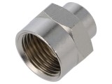 Manşon legătură filetate reducţie alamă nichelată PNEUMAT G1/4-G1/2 max 300&deg;C aer comprimat apă ulei