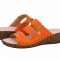 Sandale piele dama Relaxshoe Nyma arancia 42622ARANCIA