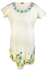 Rochie dama casual RD2, crem , marimea 3XL