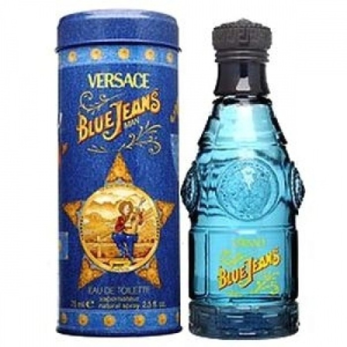 Apa de toaleta Barbati, Versace Blue Jeans, 75ml Apa de toaleta Barbati, Versace Blue Jeans, 75ml