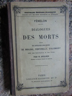 Fenelon - Dialogues des morts 1893 foto