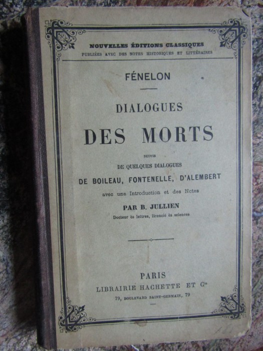 Fenelon - Dialogues des morts 1893