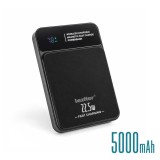 Powerbank Wireless 5000 mAH 2A 22,5W negru