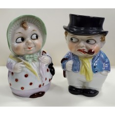 Pereche de solnite din portelan, Secol XX