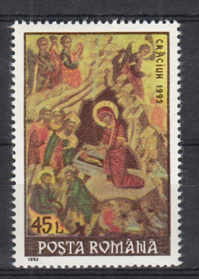 ROMANIA 1993 LP 1331 CRACIUN MNH foto