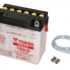 Baterie Acid/Starting YUASA 12V 9,5Ah 115A L+ Maintenance 137x77x141mm Dry charged without acid required quantity of electrolyte 0,6l YB9-B fits: APRI