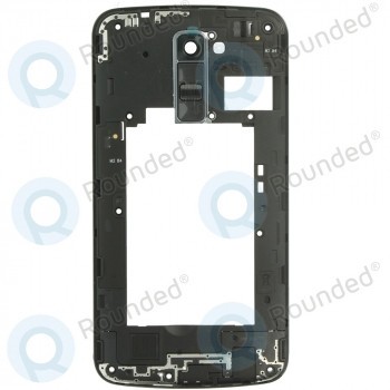 LG K10 (K420N) Husa mijlocie neagra ACQ88996701 foto