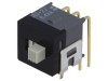 Comutator glisant DPDT ON-ON 0,01A 28V