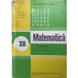 MATEMATICA. ALGEBRA. MANUAL PENTRU CLASA A XII-A-ION D. ION, A.P. GHIOCA, N.I. NEDITA-350624