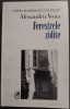 ALEXANDRU VONA - FERESTRELE ZIDITE (editia a II-a, revizuita de catre autor in 1995) [1997 / coperta DAN STANCIU]