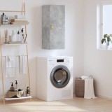 Cumpara ieftin Gossi dulap montat pe perete, gri beton, 34,5x34x90 cm