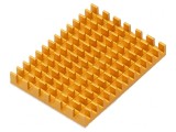 Radiator Extrudat cu Aripioare Aurie Raspberry Pi 40mm