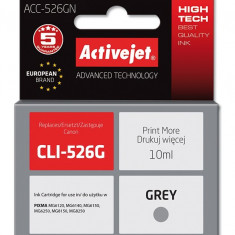 Cartus compatibil CLI-526G Grey pentru Canon, 10 ml, Premium Activejet, Garantie 5 ani