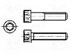 Surub 1/4&quot;, otel, 7/8&quot;, cap rotund, cap zimtuit, BOSSARD, 1013815