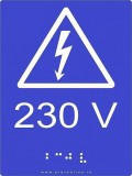 Placute braille 230v pentru nevazatori
