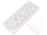 Garnitură elastomer TPE cu orificii multiple