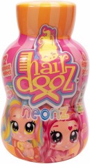 Mini papusa hairdooz cu accesorii in sticluta foto