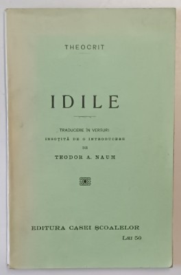 IDILE de THEOCRIT , 1927 foto