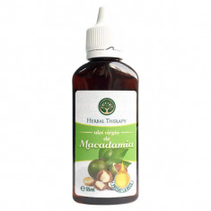 Ulei virgin de macadamia, Herbal Therapy, 55 ml foto