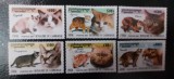 Cambodgia-Fauna,pisici domestice-serie completa nestampilate MNH (C1), Nestampilat