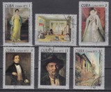 A12 S1 26 - Timbre foarte vechi - Cuba - tablouri celebre - 1973