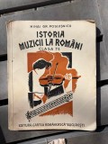Istoria muzicii la rom&acirc;ni- Mihai Gr. Poslusnicu. An apariție: 1935.