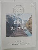 DECK OF CALM , CUTIE DIN CARTON CU 52 DE CARTOLINE , ANII ' 2000