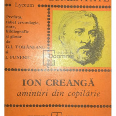 G. I. Tohăneanu - Ion Creangă - Amintiri din copilărie (editia 1976)