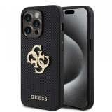 Husa pentru Apple iPhone 15 Pro, Guess, Perforated 4G, Neagra GUHCP15LPSP4LGK