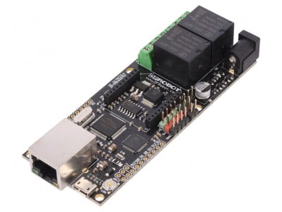Releu Programabil Ethernet 7,2-12V DC 2 Canale 4 Intrări Digitale foto