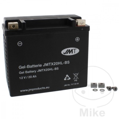 MBS Baterie moto fara intretinere cu gel YTX20HL-BS JMT, Cod Produs: 7070099MA foto