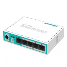 Router hEX Lite, 5 x Fast Ethernet, RouterOS L4 - Mikrotik RB750r2