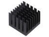 Radiator cu aripioare BGA negru 25x25mm