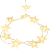 Instalatie LED cu stelute MagicHome, lumina calda, 10 LED, 0,9 m