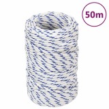 Cumpara ieftin Franghie de barca, alb, 2 mm, 50 m, polipropilena