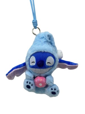 Jucarie plus Stitch - Eat Something Before Sleep, 16 cm - Albastru foto