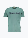 Cumpara ieftin Tricou barbati cu imprimeu cu logo din bumbac, Verde deschis, 2XL, Timberland