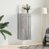 VidaXL Dulap de perete, gri sonoma, 34,5x34x90 cm, lemn prelucrat 835024