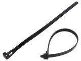 Colier de str&acirc;ngere 200mm x 7,2mm poliamidă