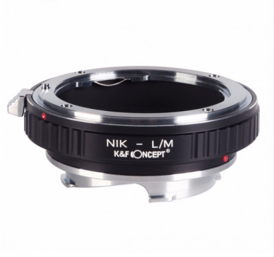 Adaptor montura K&amp;amp;F Concept de la Nikon F la Leica M KF06.174 foto