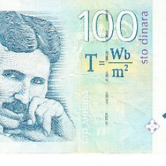 M1 - Bancnota foarte veche - Serbia - 100 dinarI - 2006