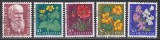 Elvetia 1959 - Pro Juventute - A 50-a aniversare de la moartea lui Carl Hilty - Flori de grădină, Cota CTO 6.00 Euro, Stampilat