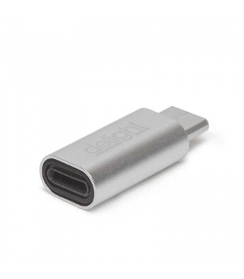 Adaptor tata USB type C - iPhone lightning mama argintiu delight foto