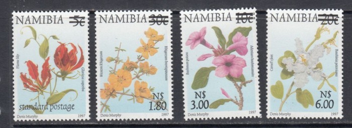 NAMIBIA 2000 FLORI - CU SUPRATIPAR